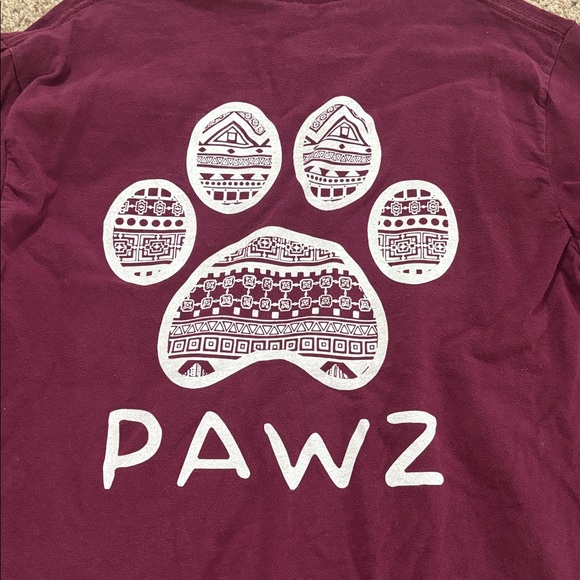 PAWZ Burgundy Long Sleeve Shirt - Picture 4 of 5